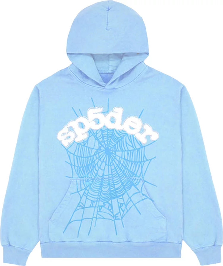 Sp5der Web Hoodie (Sky Blue)