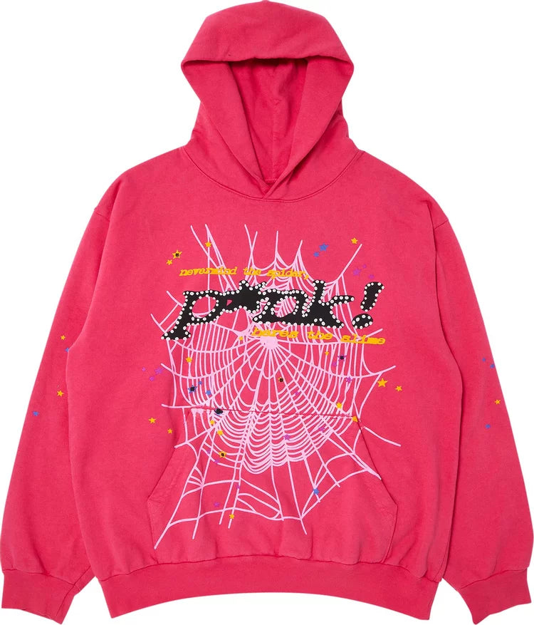 Sp5der P*NK Hoodie (Pink)