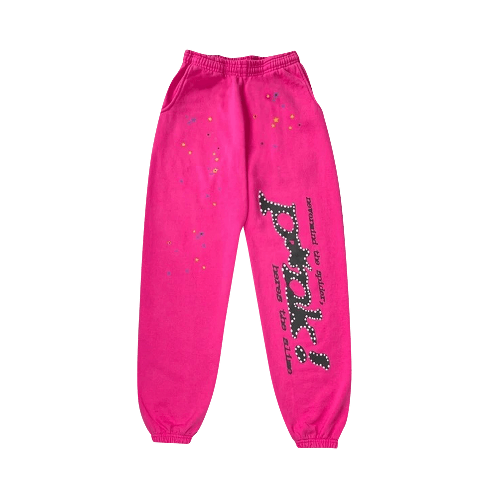 Sp5der P*NK Sweatpants (Pink)