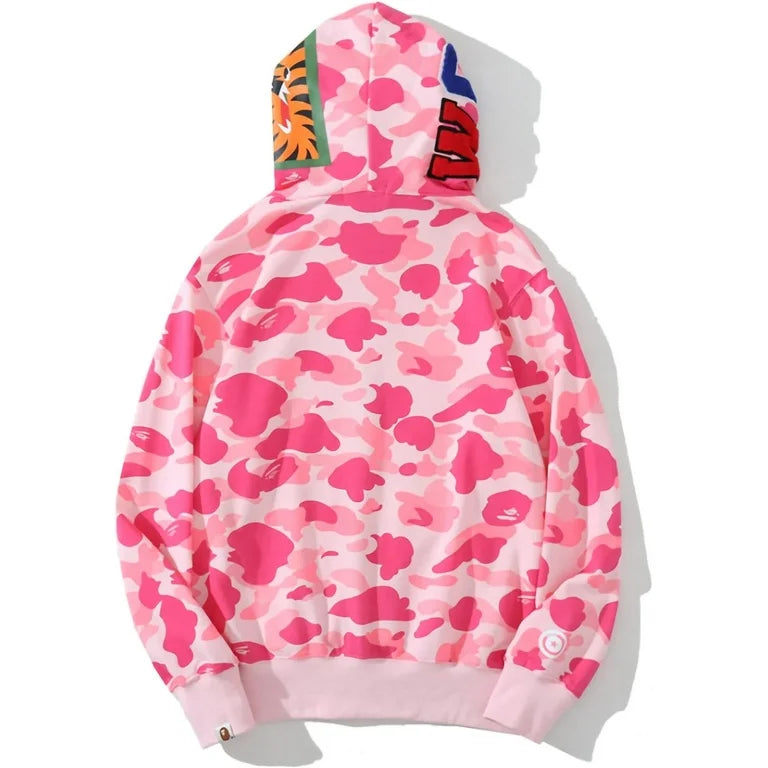 Bape Zip-up Hoodie (Pink)