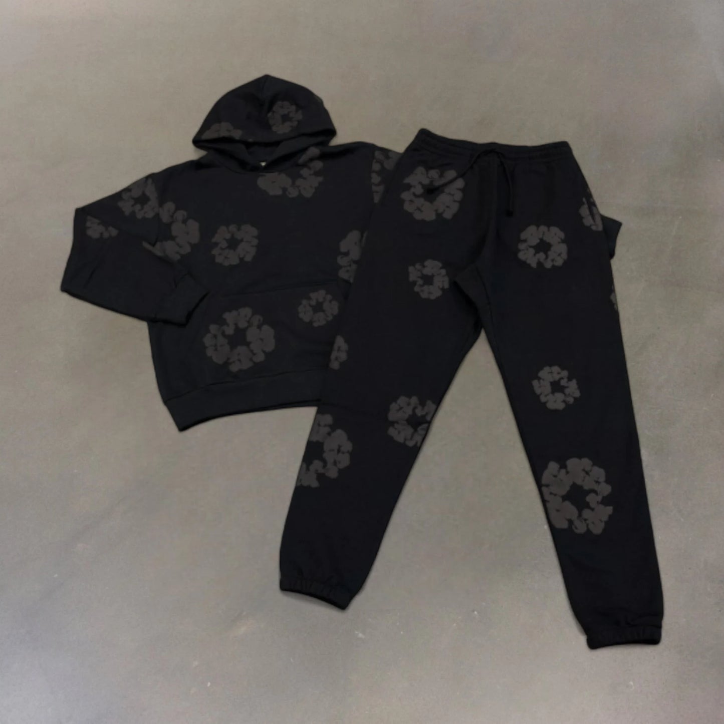 Denim Tears Tracksuits ( Black Monochrome)