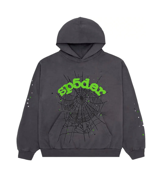 Sp5der “Wait” Web Hoodie